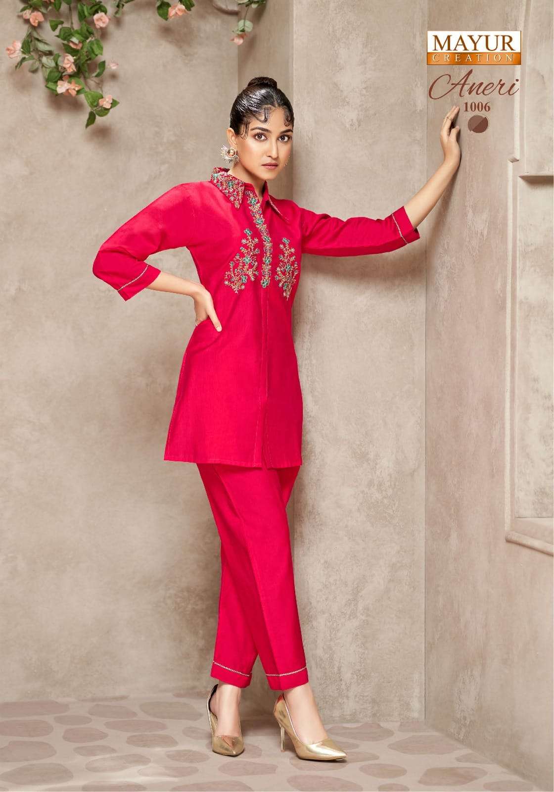 Aneri Vol 1 Mayur Creation Vetican Silk Co Ord Set Manufacturer Gujarat