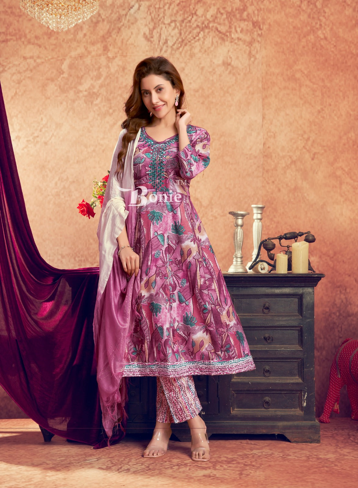 Aneri Vol 3 Bonie Capsule Readymade Anarkali Suits Exporter Gujarat