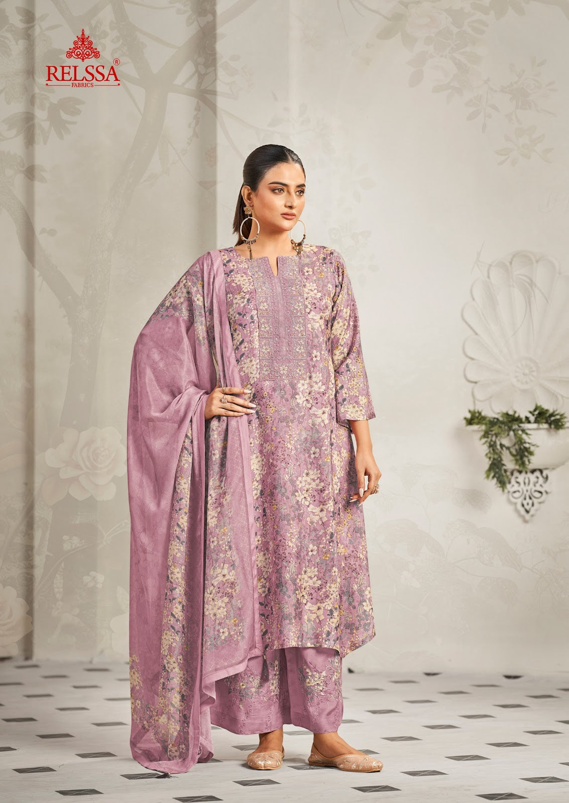 Angel Vol 2 Relssa Fabrics Masakali Plazzo Style Suits Wholesale Price