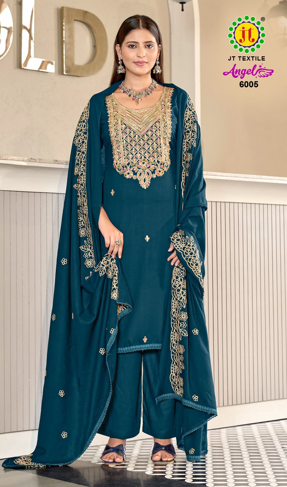 Angel Vol 6 Jt Rayon Pant Style Suits Wholesale Price