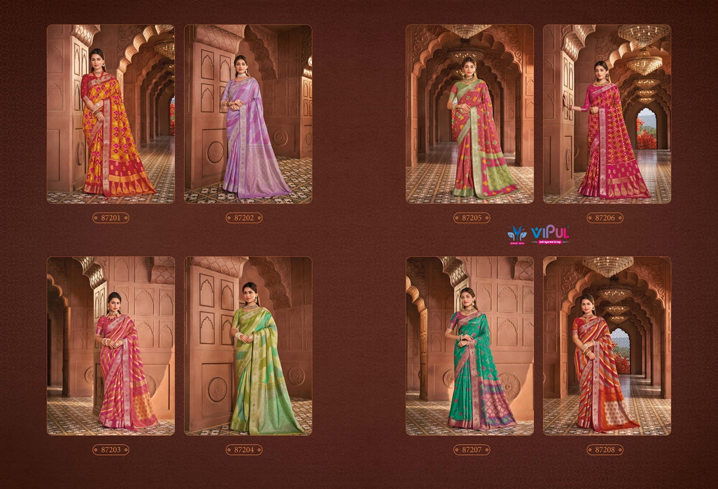 Angora Silk Vipul Soft Silk Sarees Wholesale Price