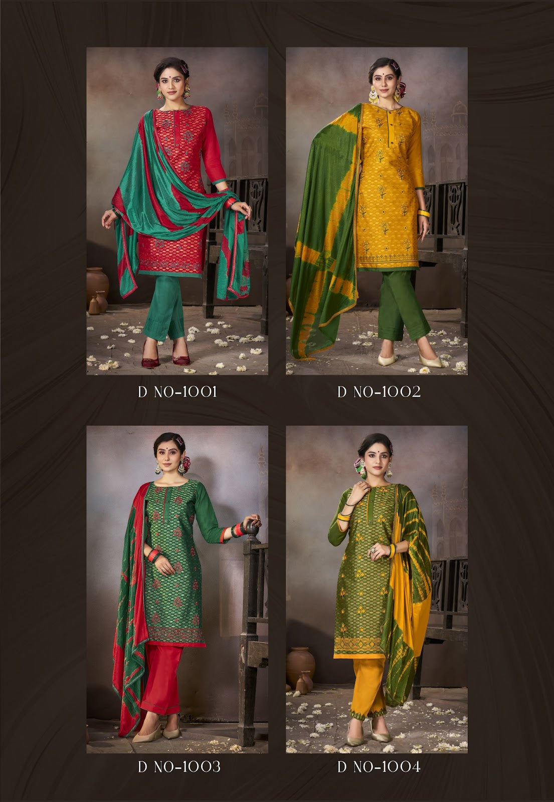 Anika Wanna Satin Pant Style Suits Exporter Gujarat