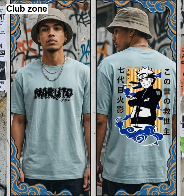 Anime Series Club Zone Looper Mens Tshirts Wholesaler India