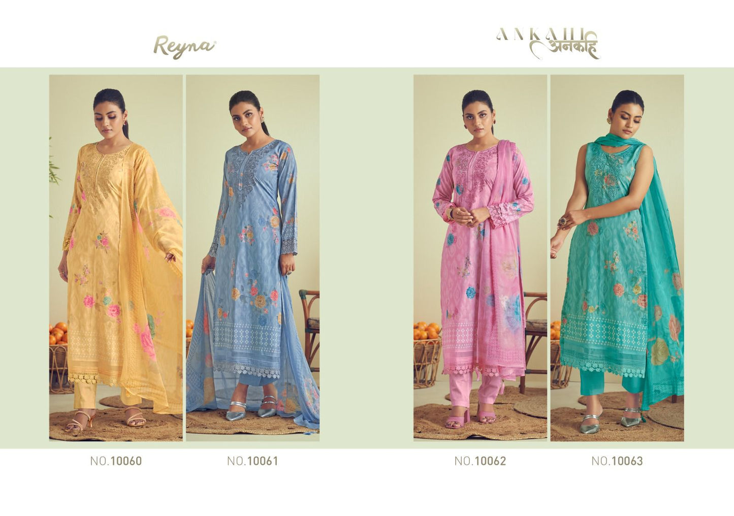 Ankahi Reyna Cotton Pant Style Suits
