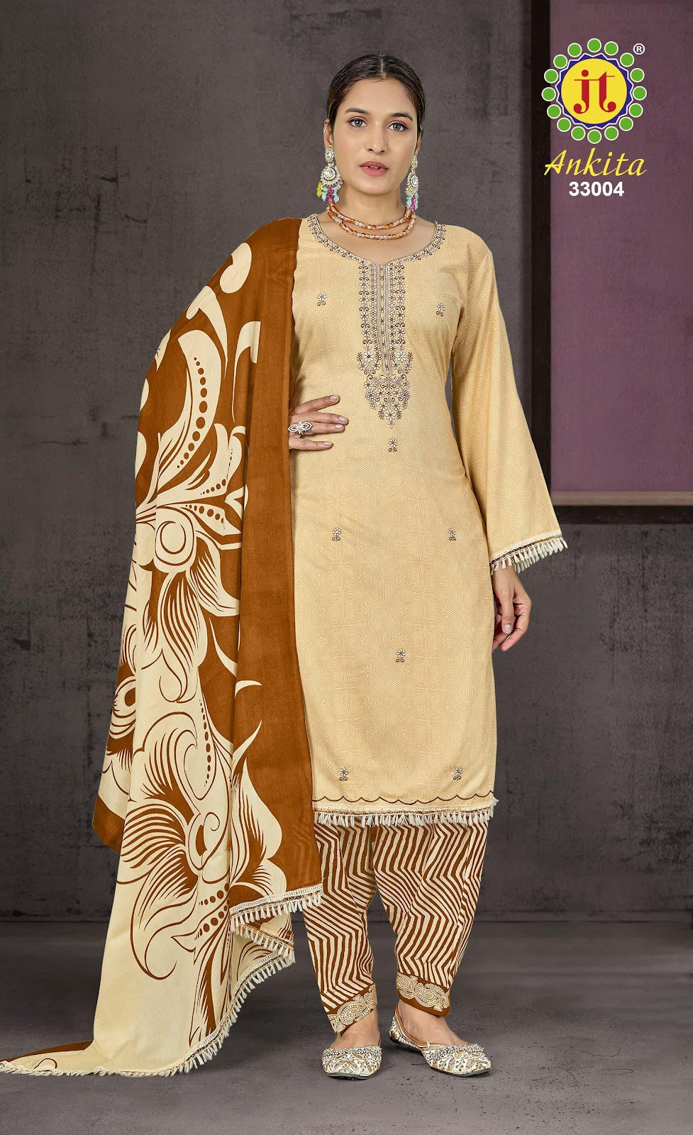 Ankita Vol 33 Jt Rayon Pant Style Suits Exporter Ahmedabad