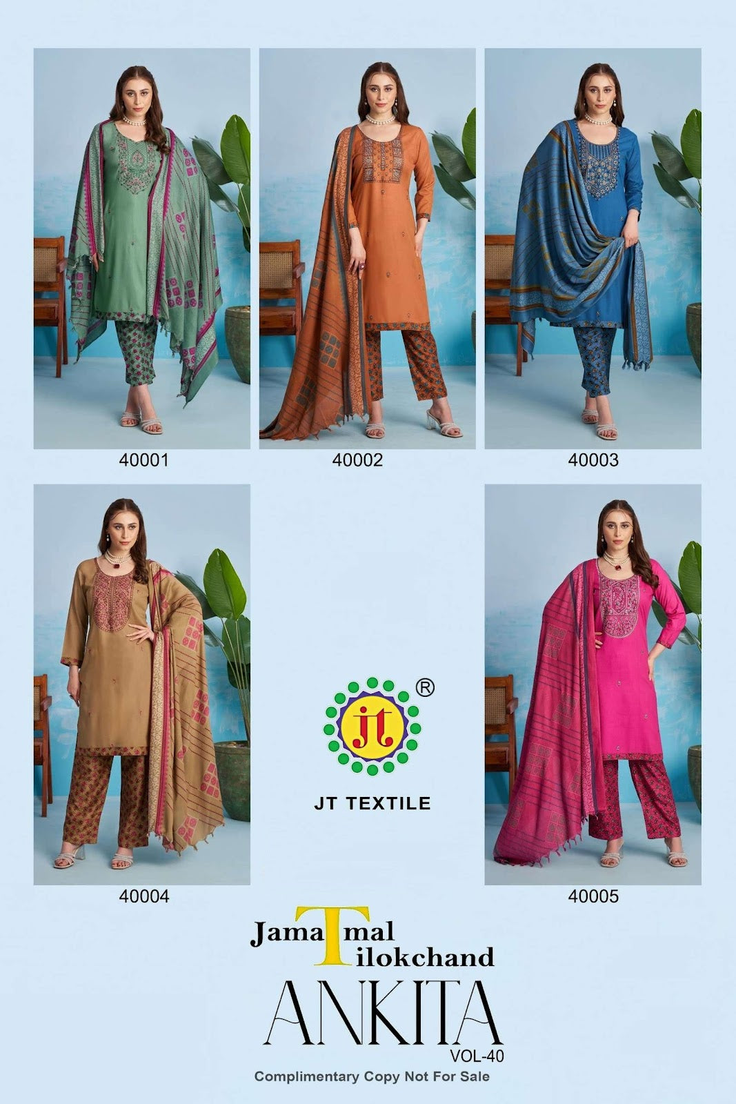 Ankita Vol 40 Jt Rayon Pant Style Suits Manufacturer