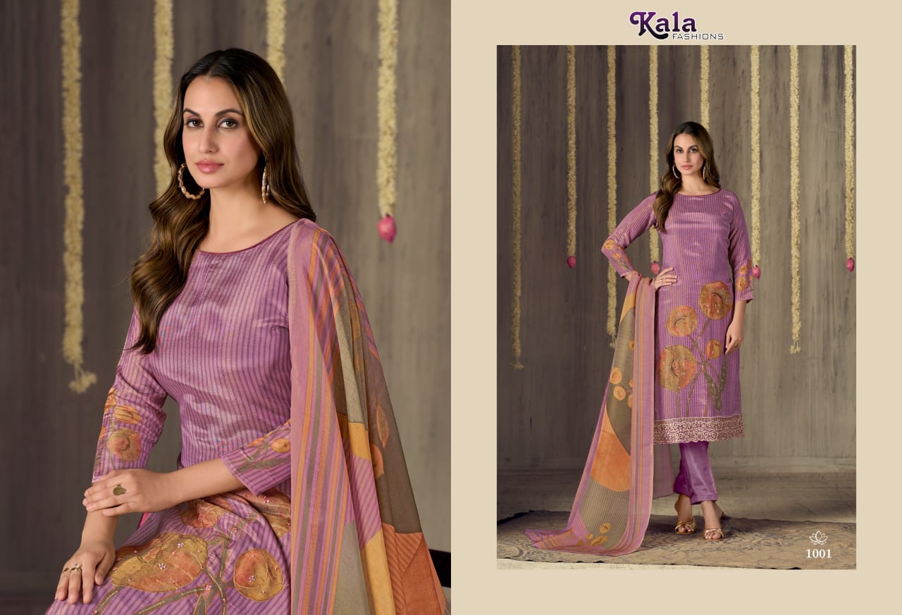 Anokhi Kala Fashion Pure Muslin Pant Style Suits Manufacturer Gujarat