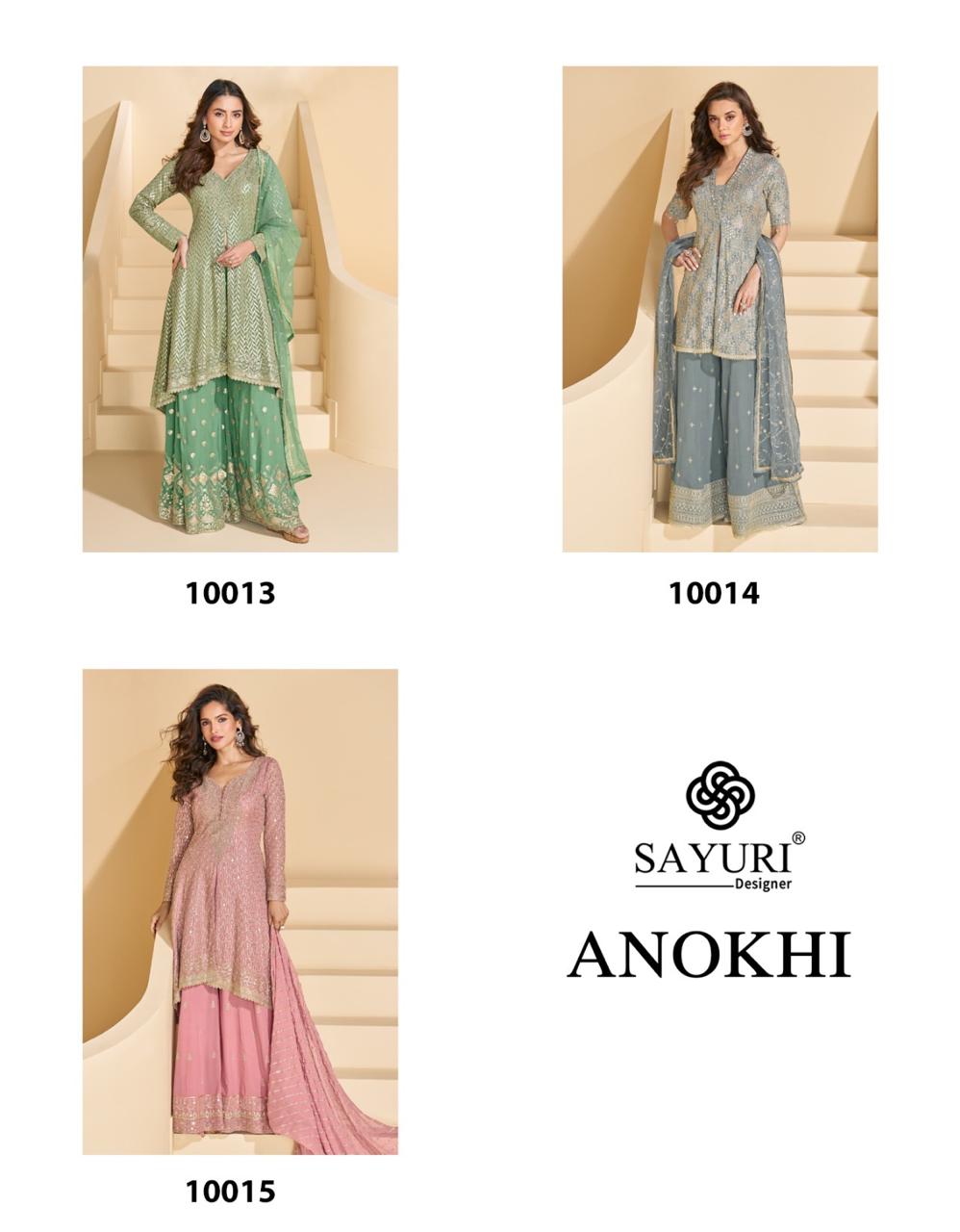 Anokhi Sayuri Georgette Readymade Plazzo Style Suits Wholesaler Gujarat