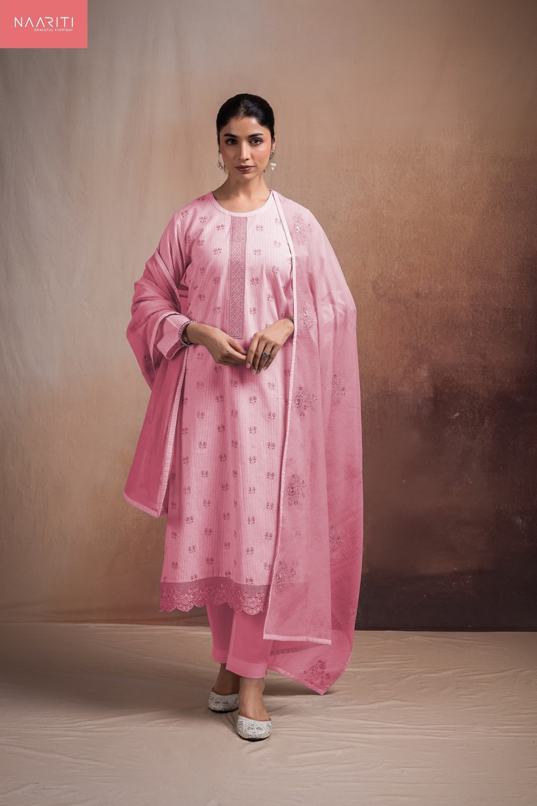 Antiq 3 Naariti Cotton Pant Style Suits Manufacturer India