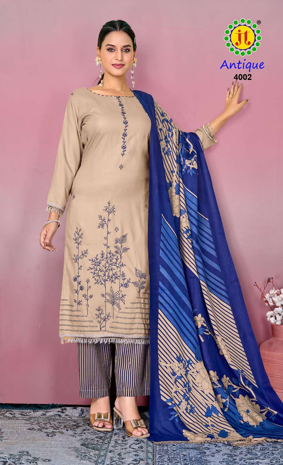 Antique Vol 4 Jt Rayon Pant Style Suits Wholesaler India