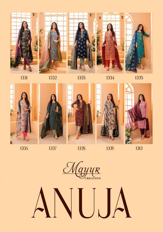 Anuja Mayur Creation Lawn Readymade Pant Style Suits