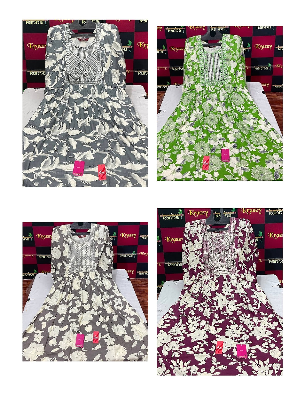 Apsara 0608 Kanha Reyon Feeding Kurtis Wholesaler Ahmedabad