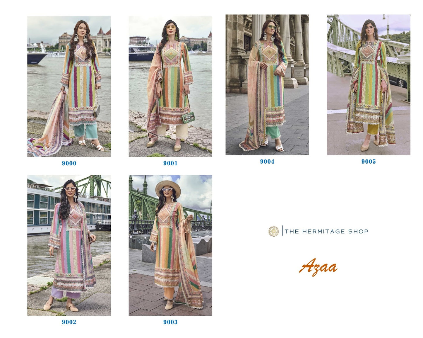 Araa The Hermitage Shop Pure Cotton Karachi Salwar Suits Supplier