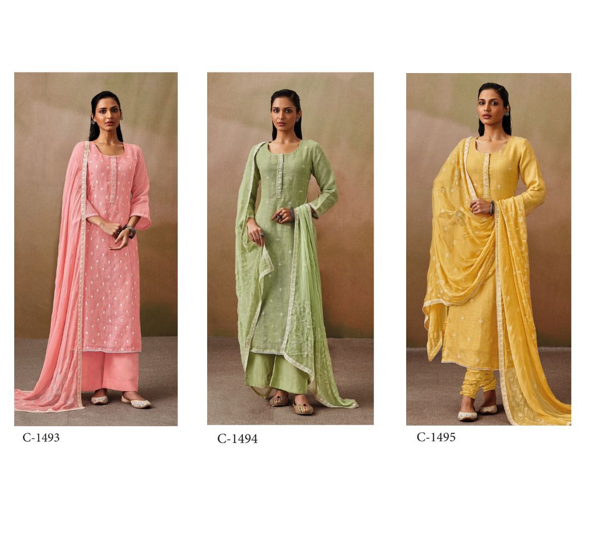 Aradhana Ganga Premium Cotton Plazzo Style Suits Supplier