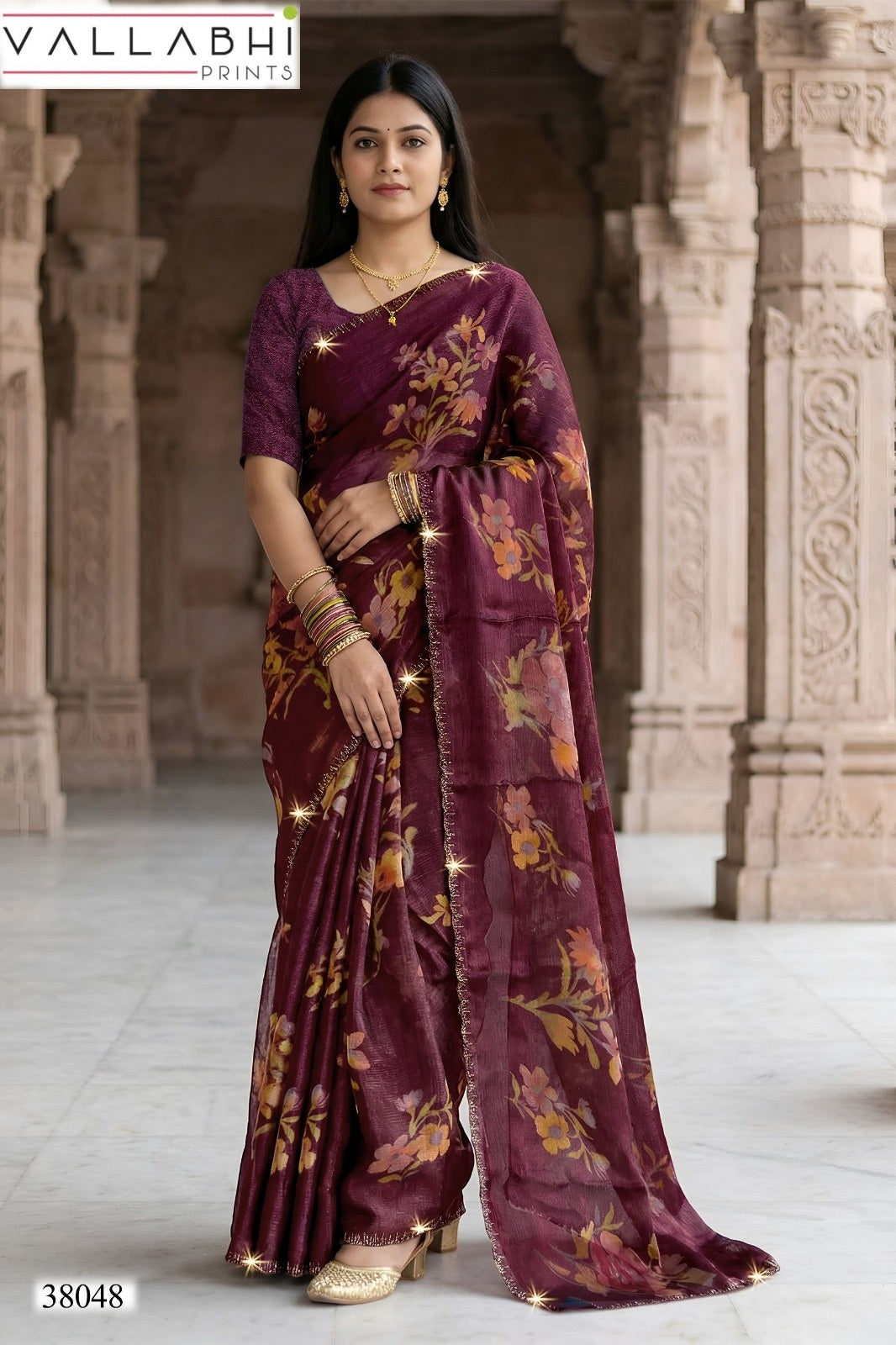 Arambhi Vol 18 Vallabhi Prints Sarees Exporter Gujarat