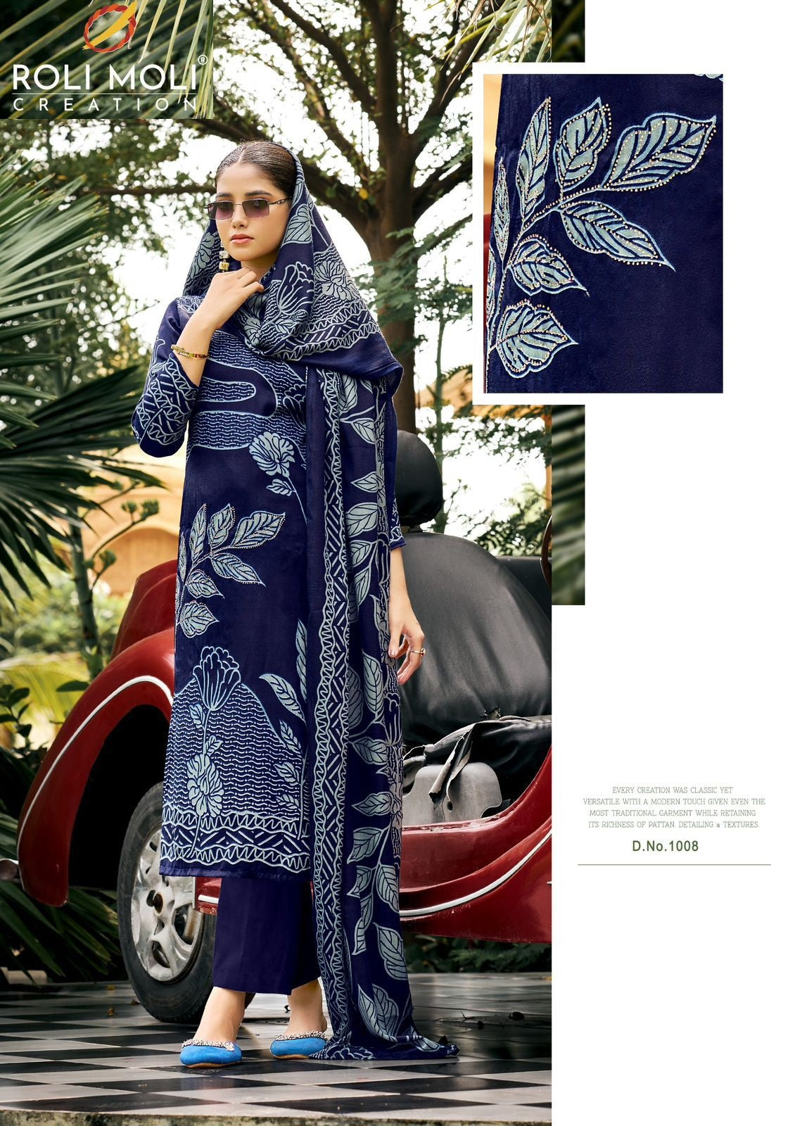 Aria Roli Moli Pashmina Suits Wholesale Rate