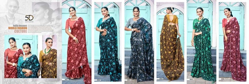 Armani 5D Designer Sarees