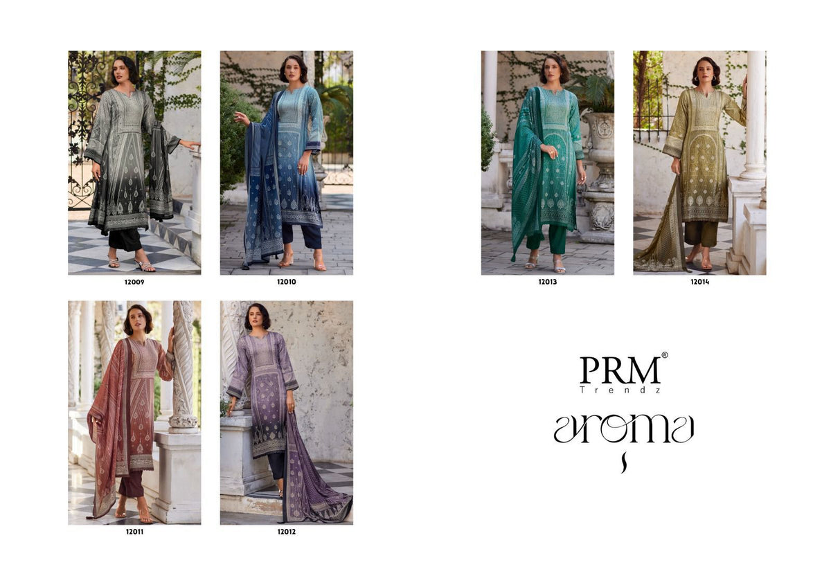 Aroma Prm Trendz Jam Cotton Pant Style Suits Wholesale Rate