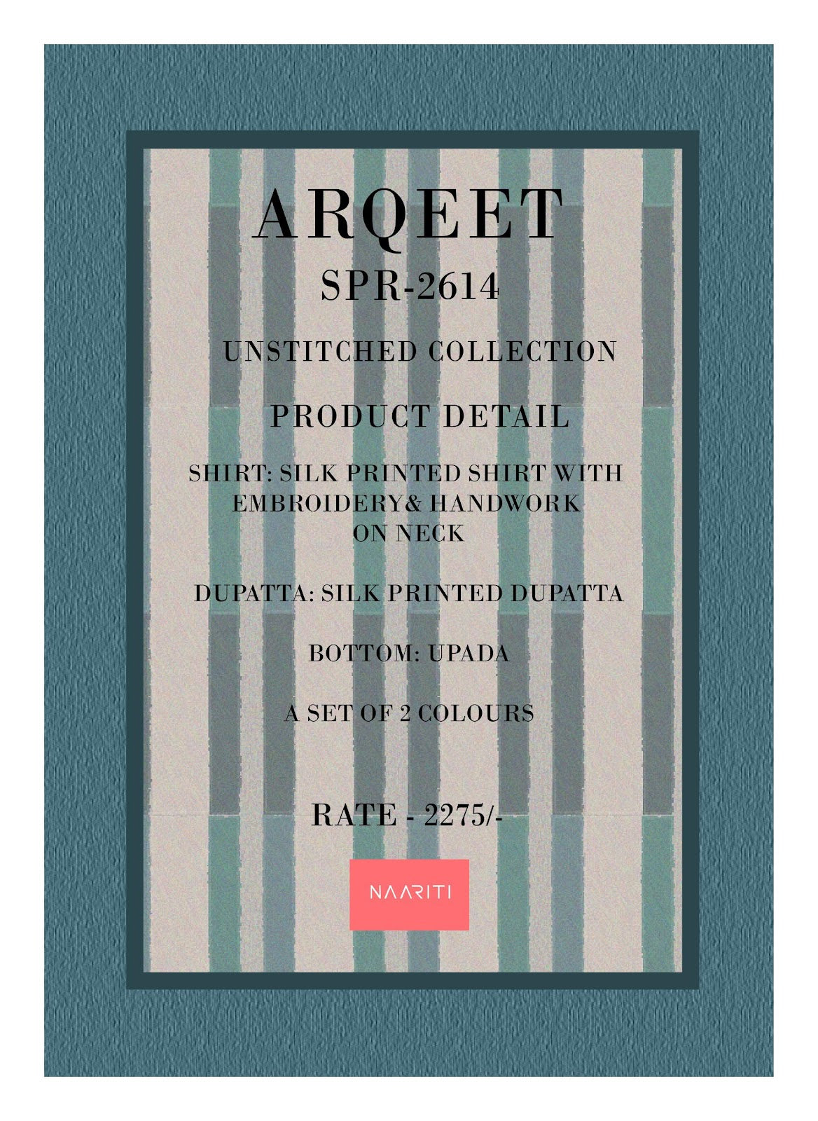 Arqeet Naariti Silk Pant Style Suits Wholesale Price