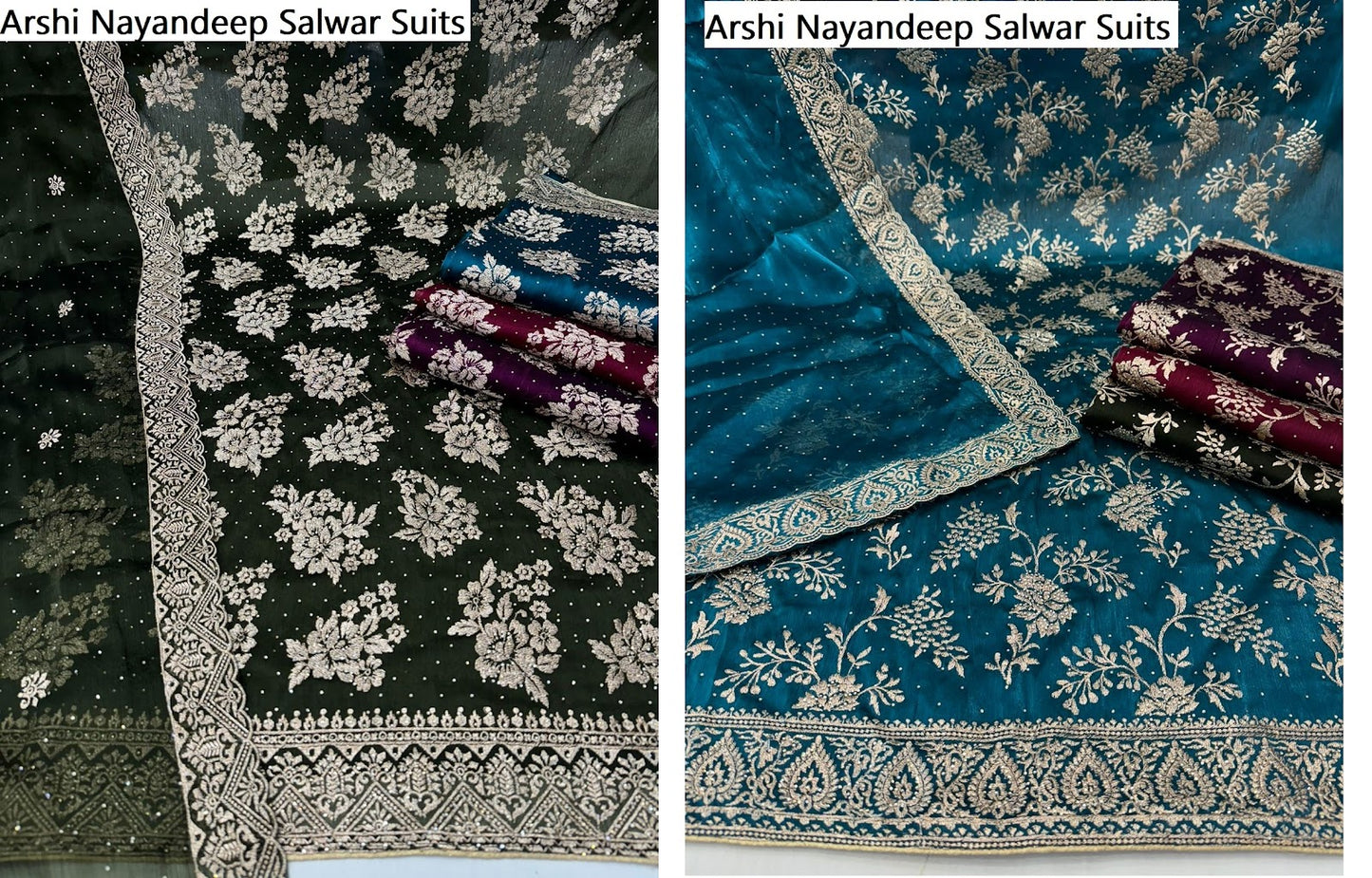 Arshi Nayandeep Burberry Salwar Suits Exporter Gujarat