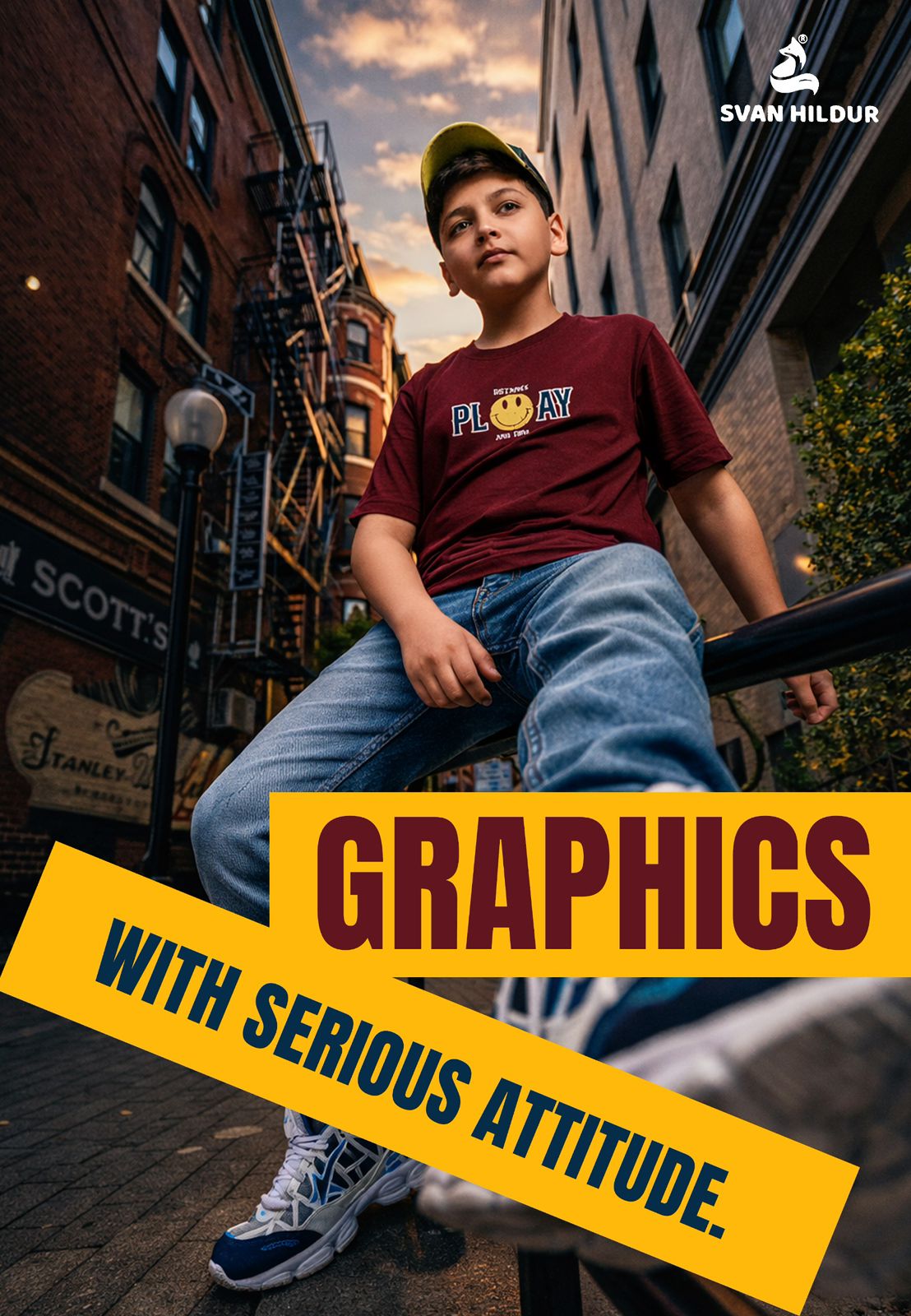 Art No 2431 Svan Hildur Cotton Biowashed Boys Tshirt Wholesaler India