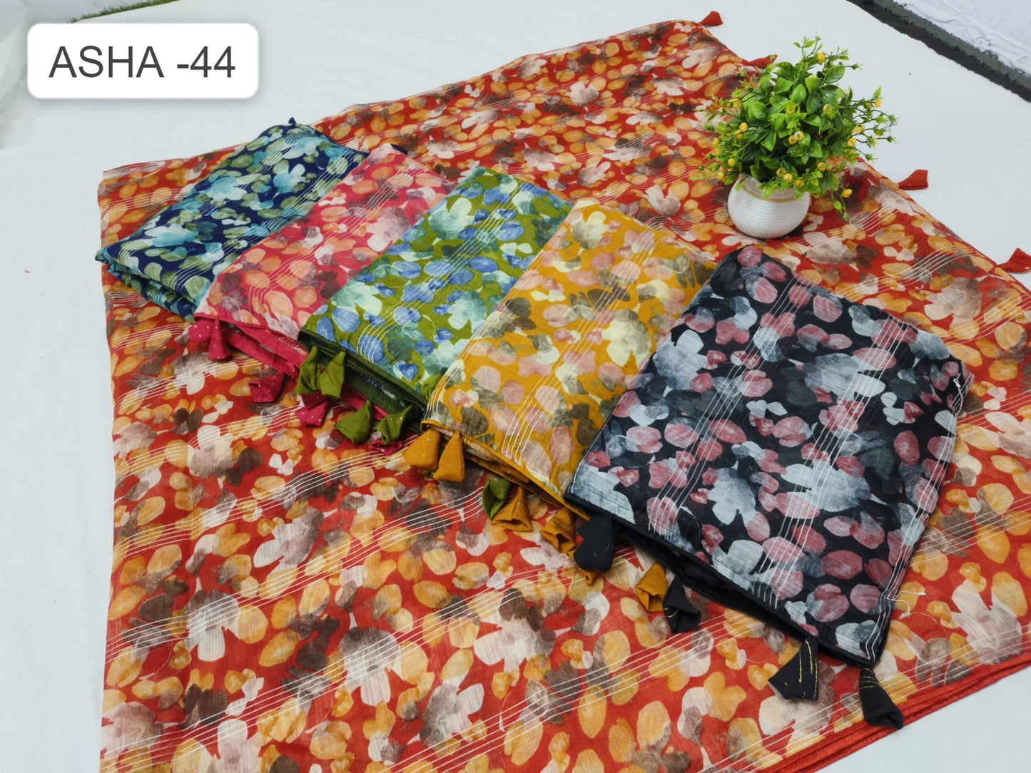 Asha 44 Kalpveli Cotton Sarees