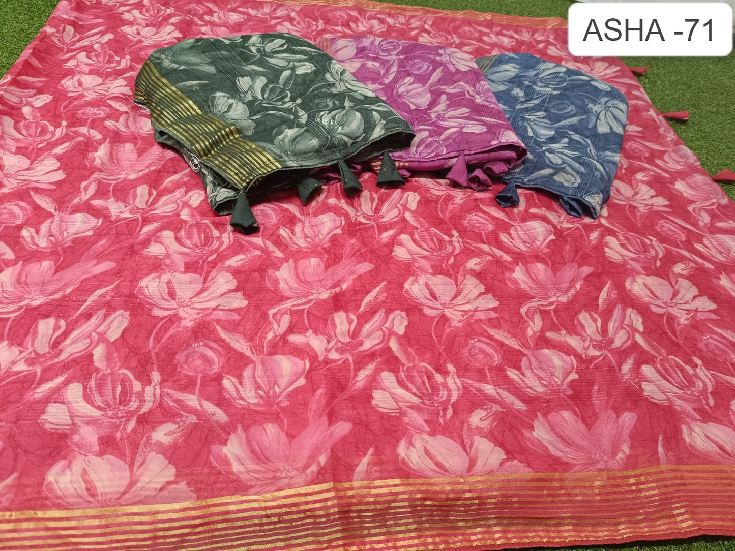 Asha 71 Kalpveli Chiffon Sarees