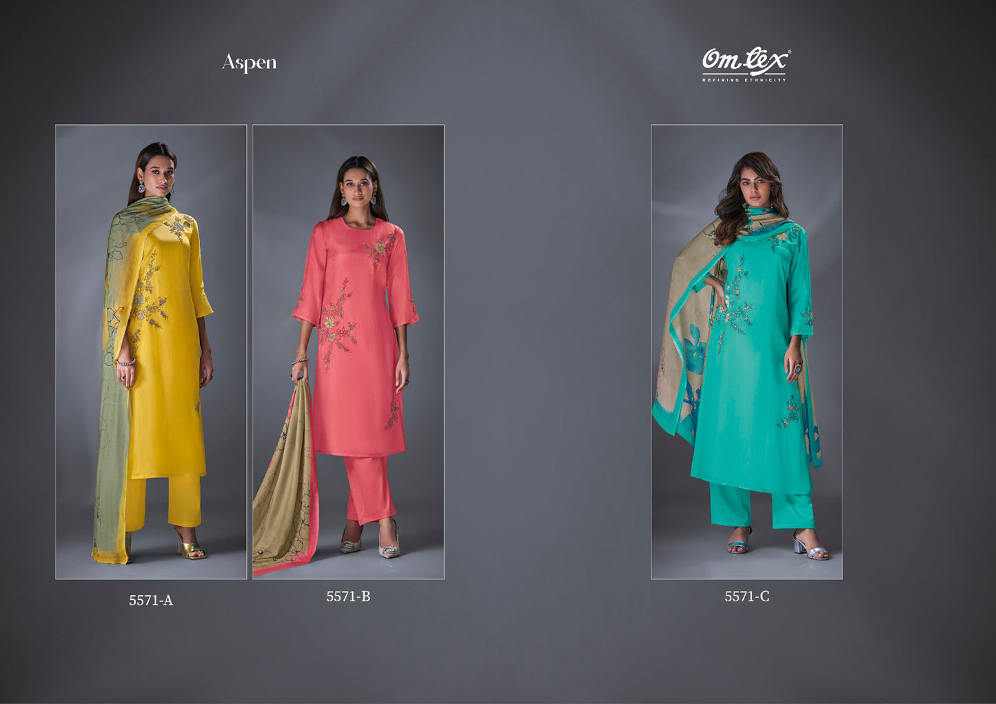 Aspen Omtex Habutai Silk Pant Style Suits Wholesale