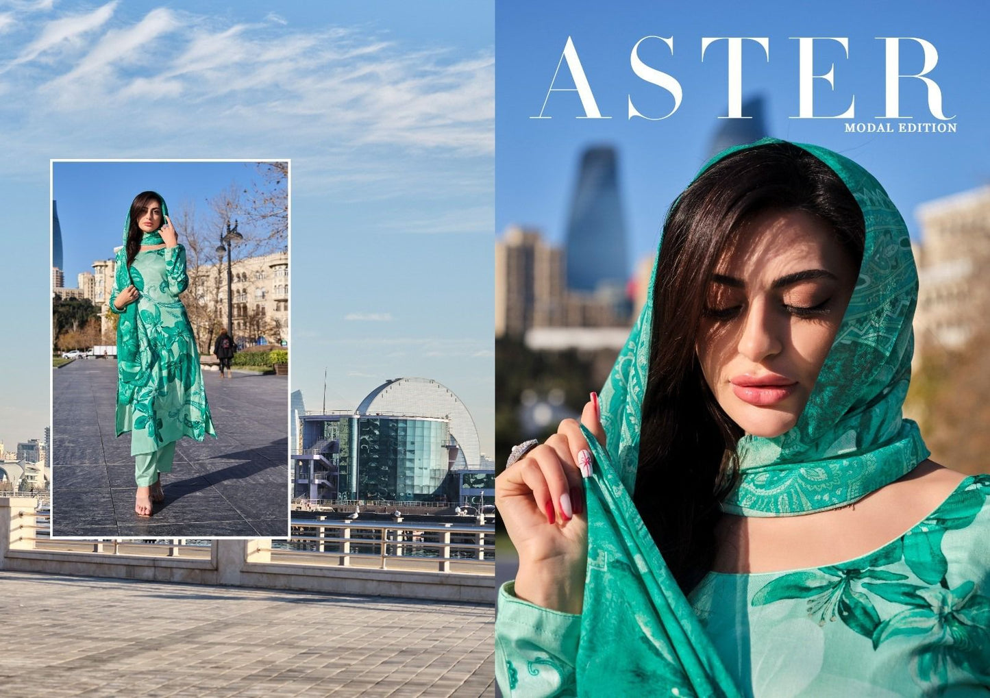 Aster Yesfab Modal Silk Plazzo Style Suits