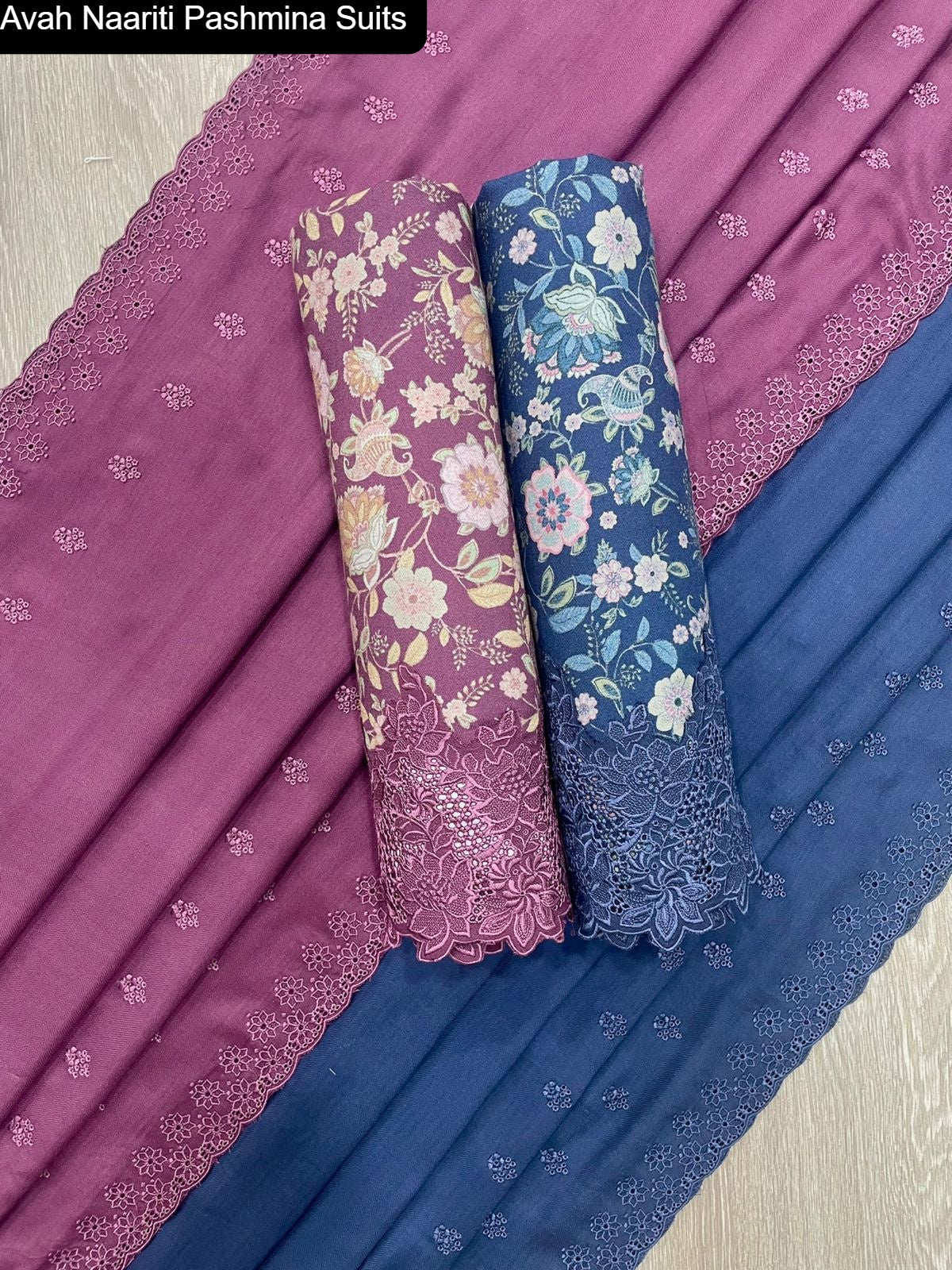 Avah Naariti Pashmina Suits Wholesale Price