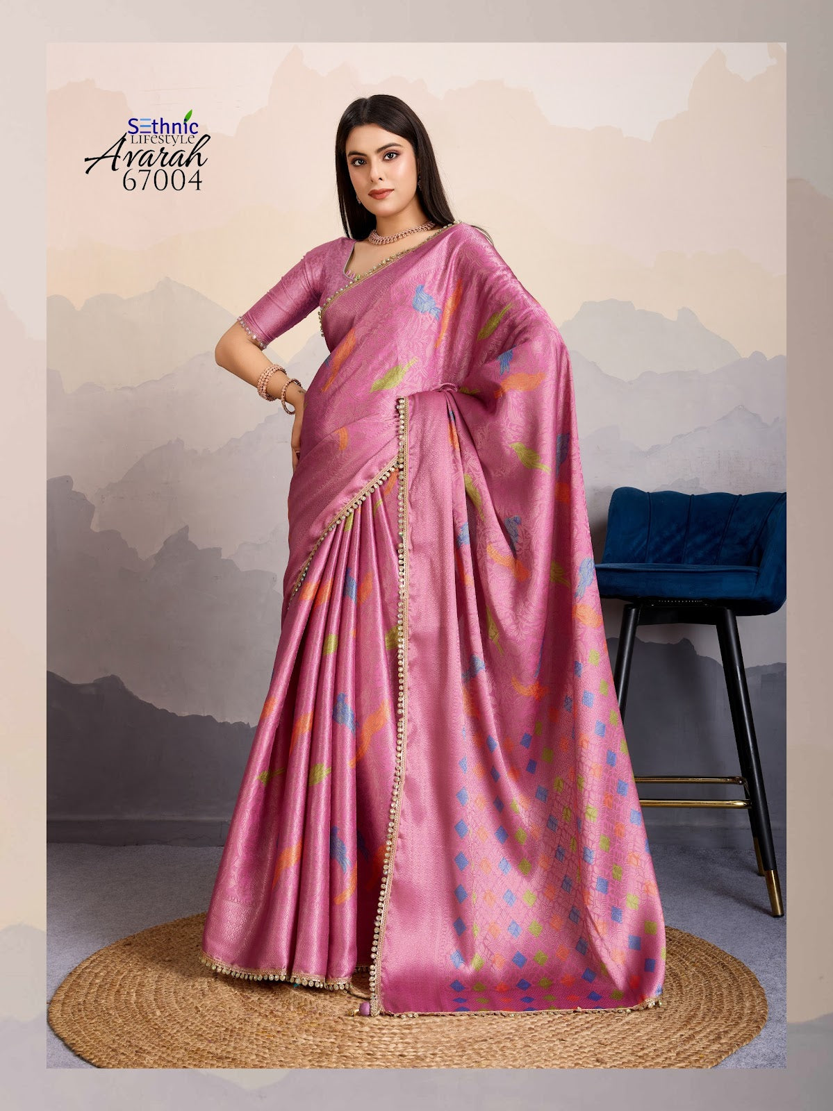 Avarah 67001-67004 Sethnic Silk Sarees Exporter Gujarat