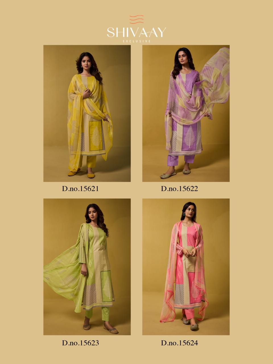 Avleena Shivaay Lawn Cotton Pant Style Suits Manufacturer India