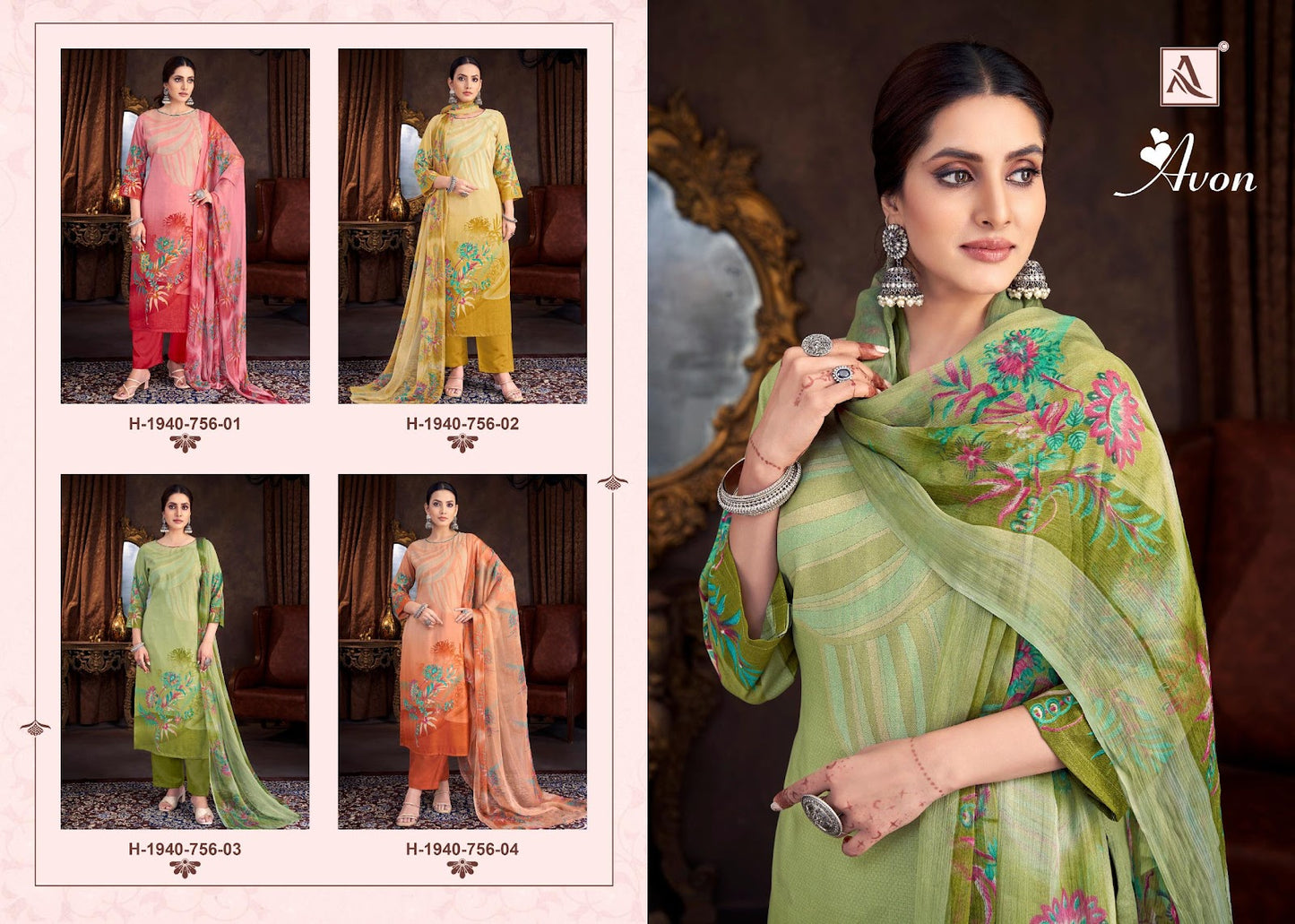 Avon Alok Pant Style Suits Supplier Gujarat