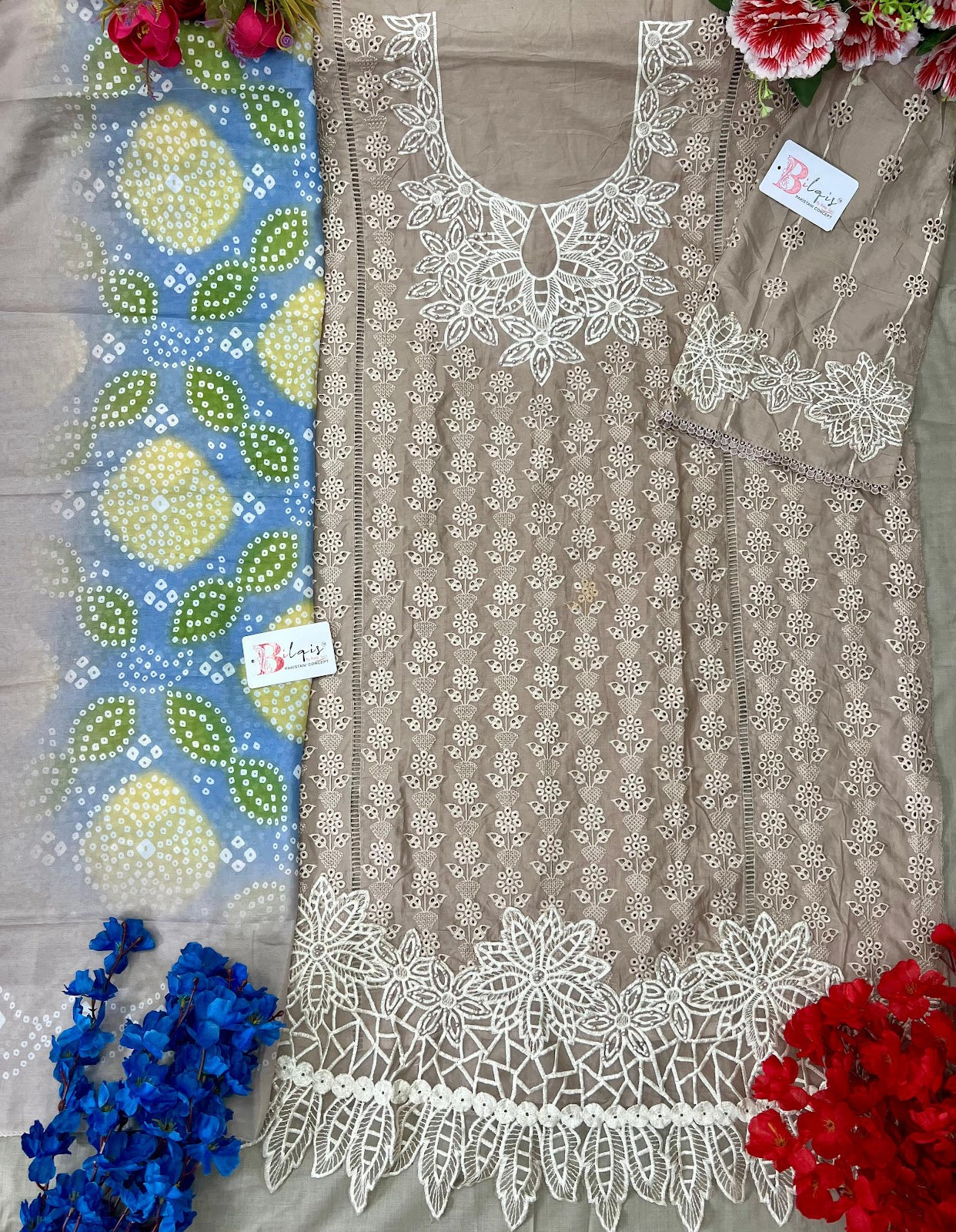 B 189 Abcd Bilqis Cambric Lawn Pakistani Salwar Suits Wholesaler Ahmedabad