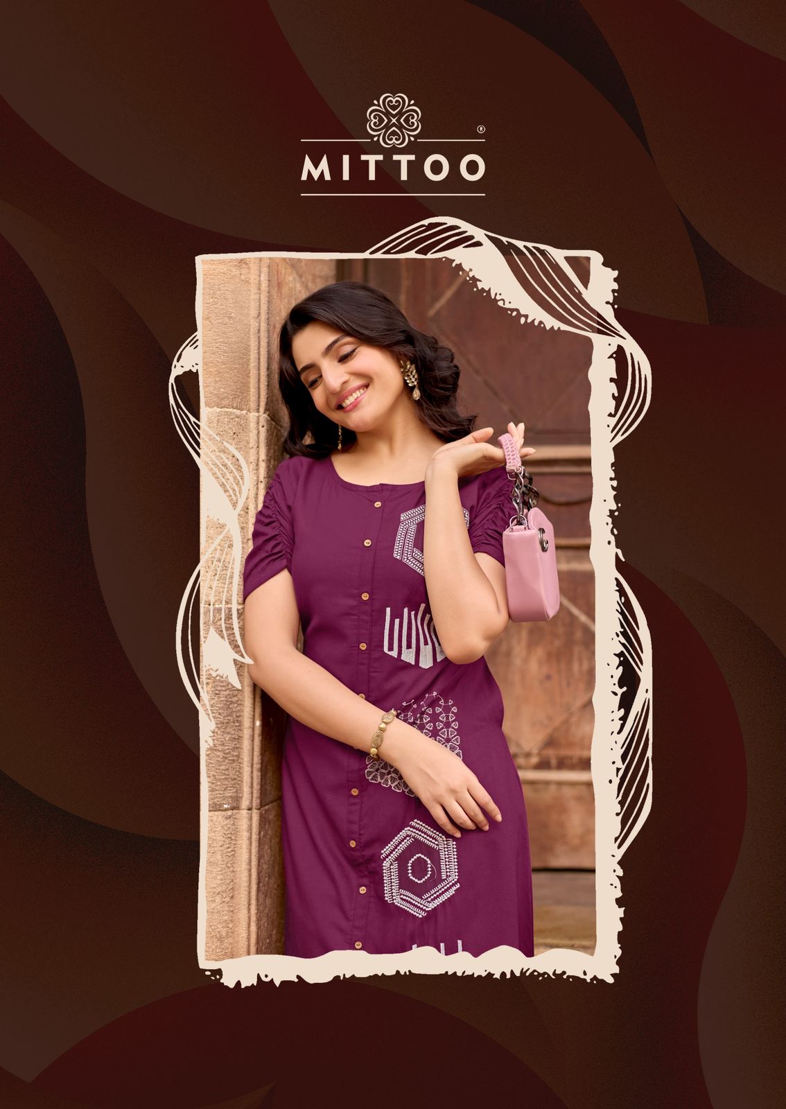 Baawri Mittoo Heavy Rayon Co Ord Set Wholesaler Ahmedabad