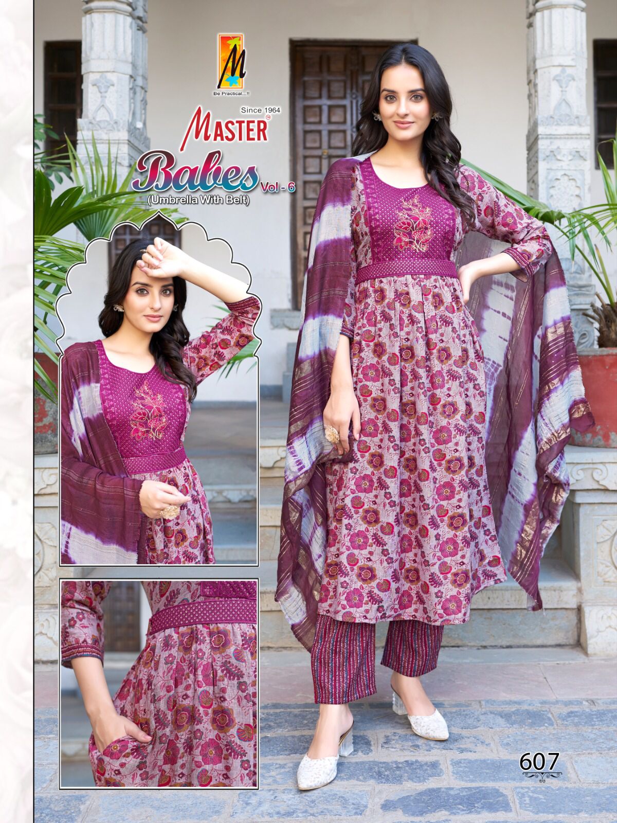 Babes Vol 6 Master Capsule Readymade Pant Style Suits Wholesaler Gujarat