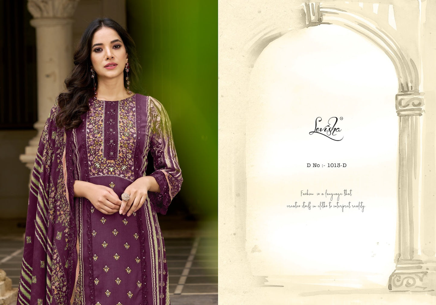 Bagh Levisha Reyon Karachi Salwar Suits Manufacturer Gujarat