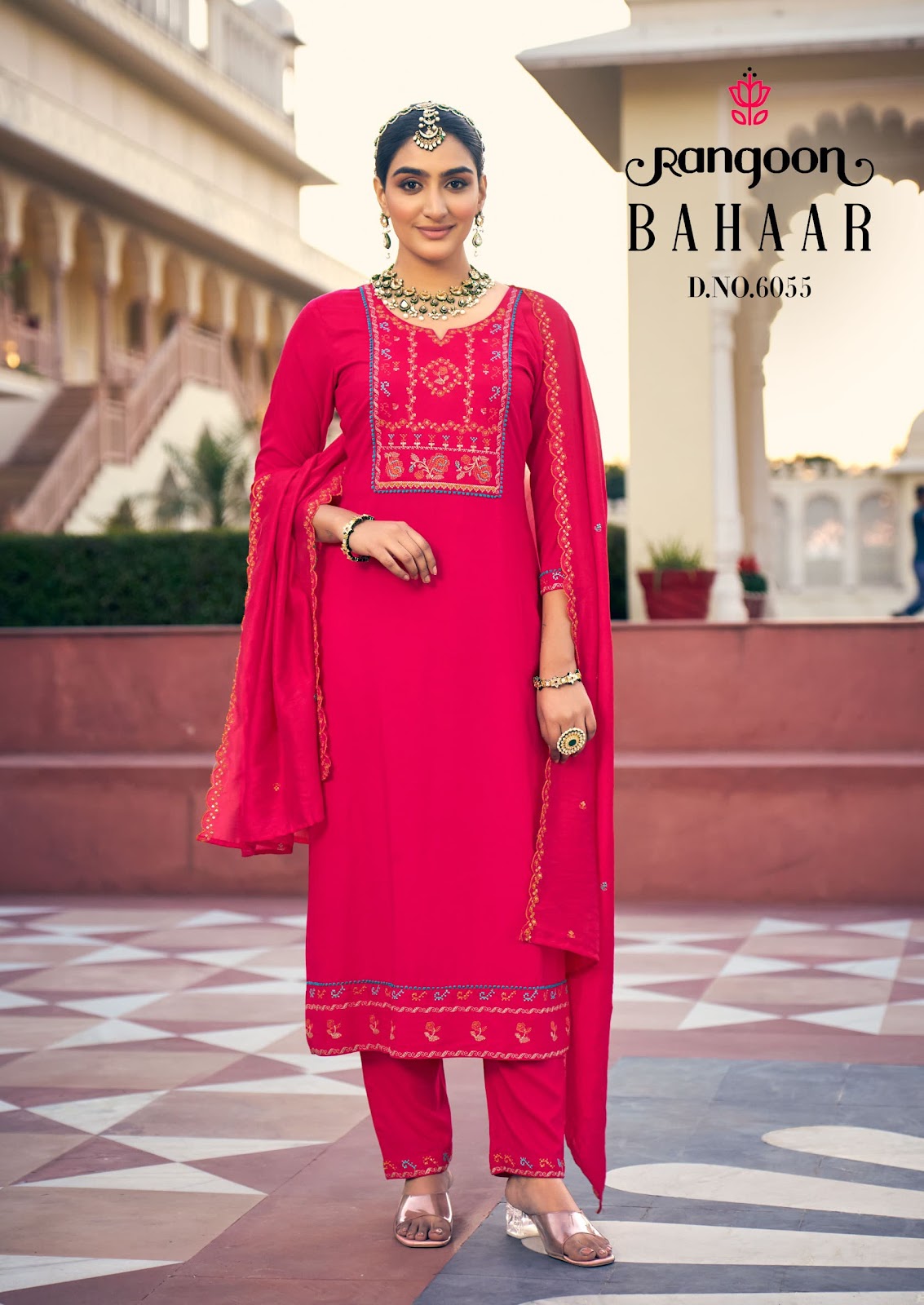 Bahar Rangoon Readymade Suits Wholesaler Ahmedabad