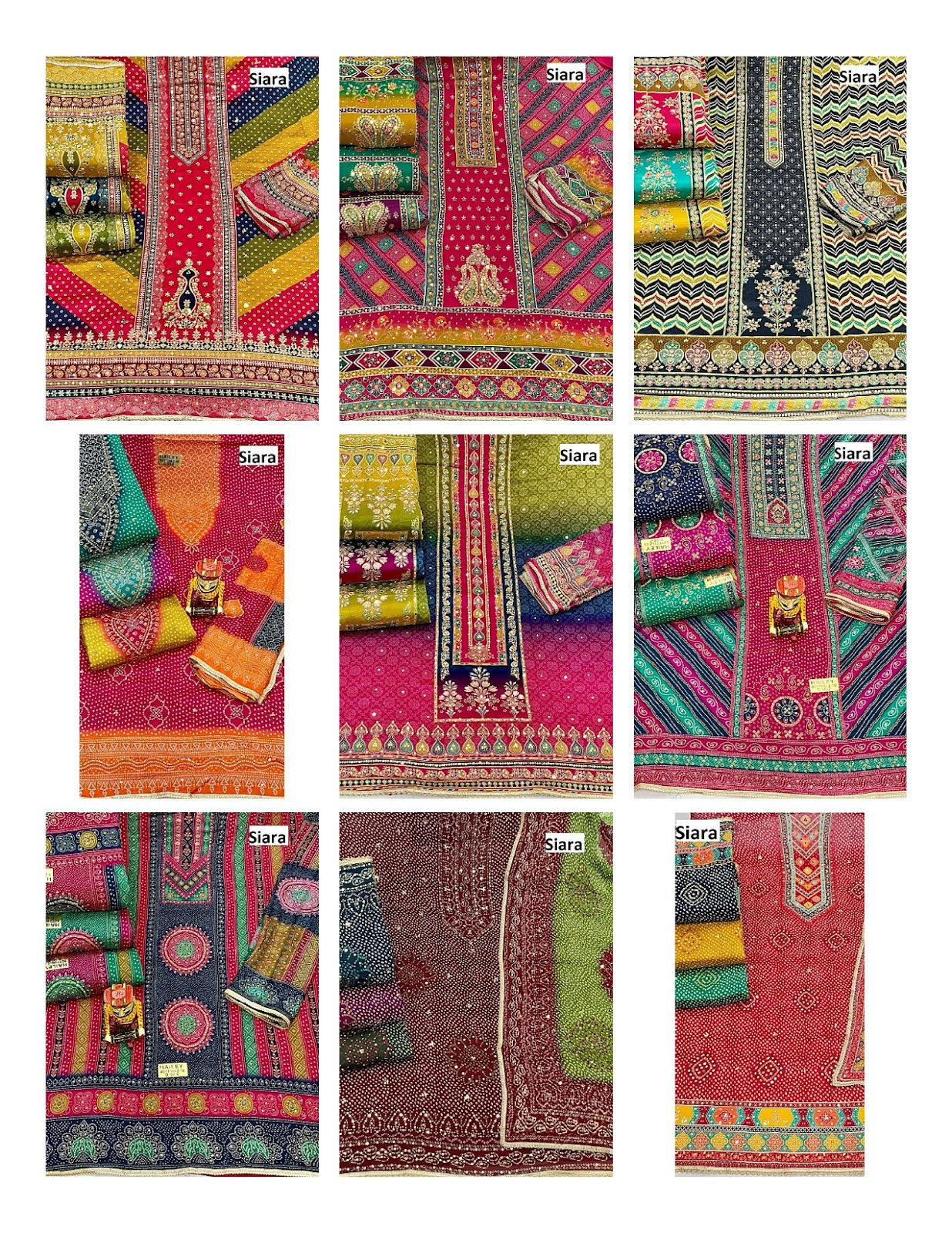 Bandhani Siara Viscose Salwar Suits Exporter