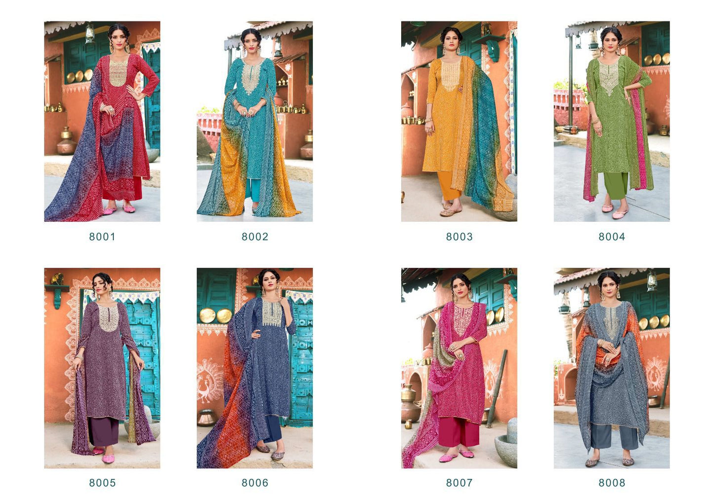 Bandheez Radha Fab Jaam Satin Plazzo Style Suits Manufacturer