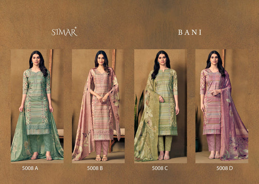 Bani Simar Lawn Cotton Pant Style Suits Supplier Gujarat