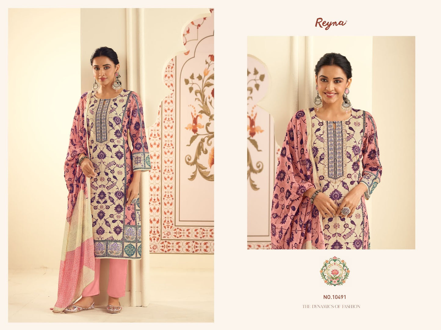 Banvi Reyna Bemberg Pant Style Suits Supplier India