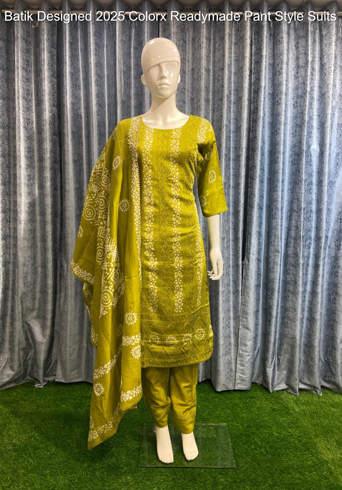 Batik Designed 2025 Colorx Chanderi Silk Readymade Pant Style Suits Supplier Gujarat