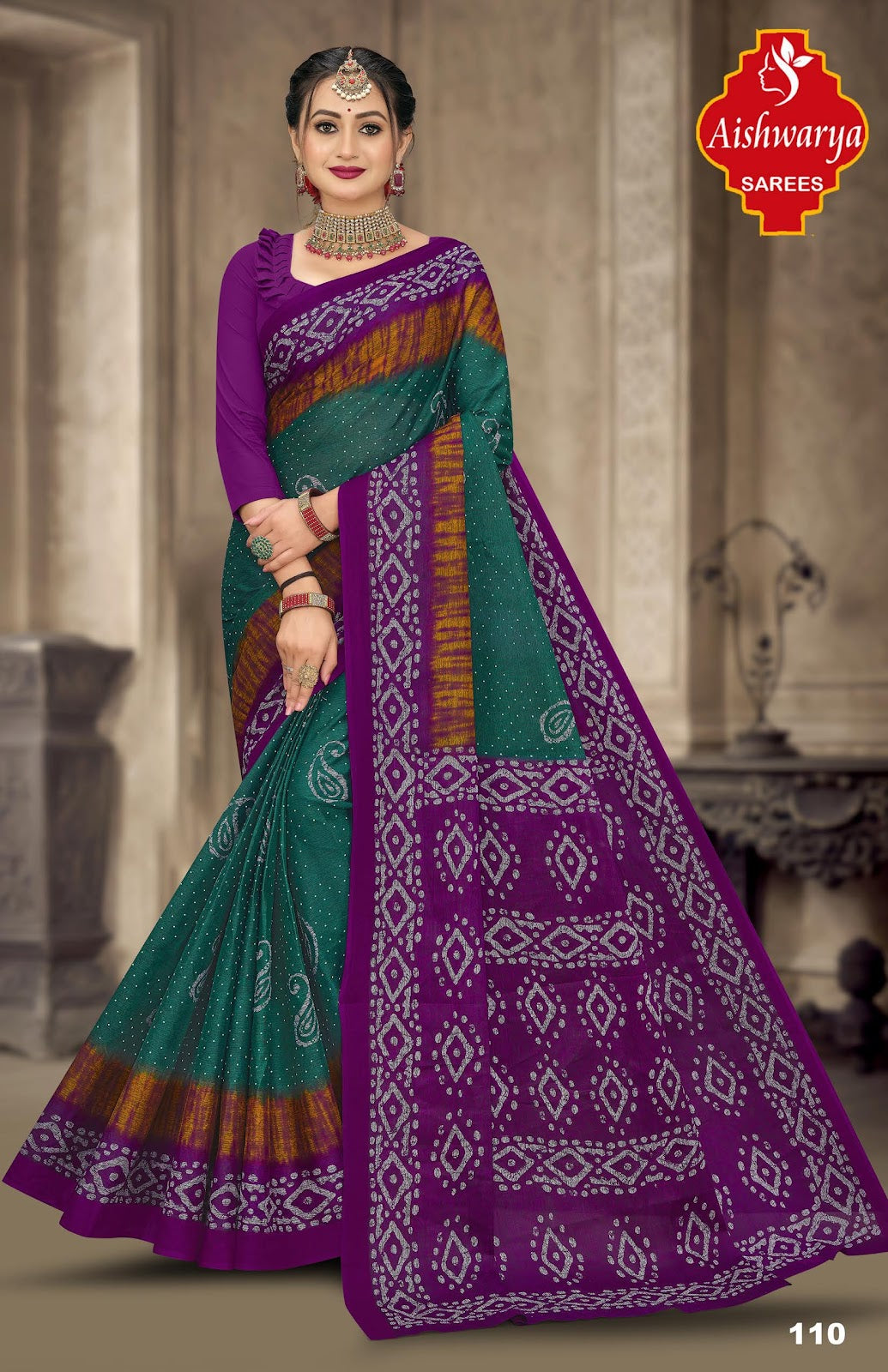 Batik Masleen Aishwarya Cotton Sarees Manufacturer Gujarat