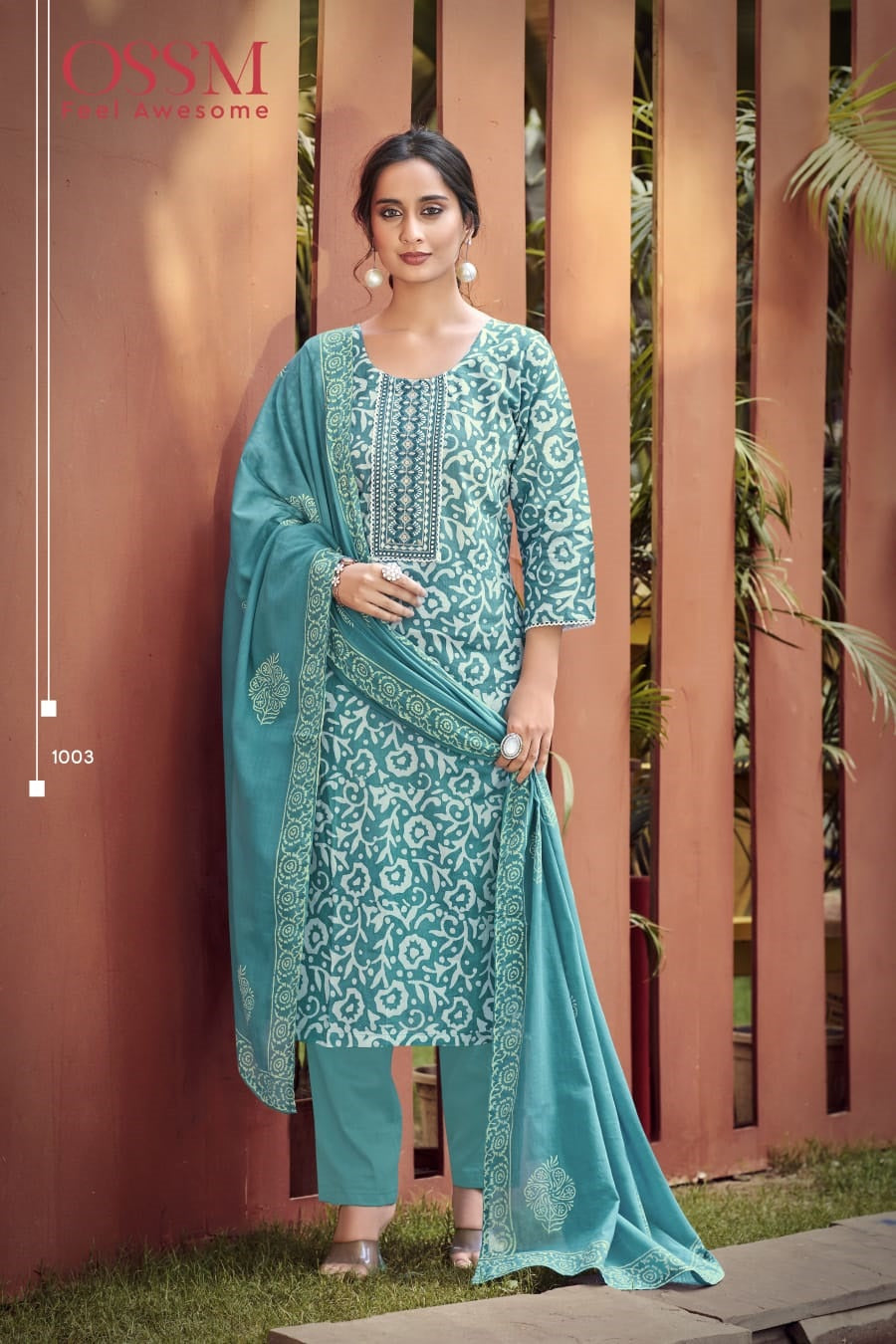 Batik Vol 5 Ossm Premium Cotton Readymade Pant Style Suits Supplier