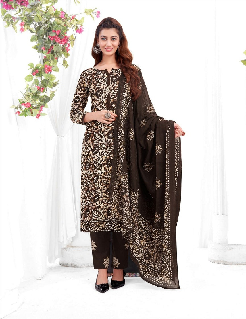 Battik Special Baalar Cotton Readymade Pant Style Suits Exporter India