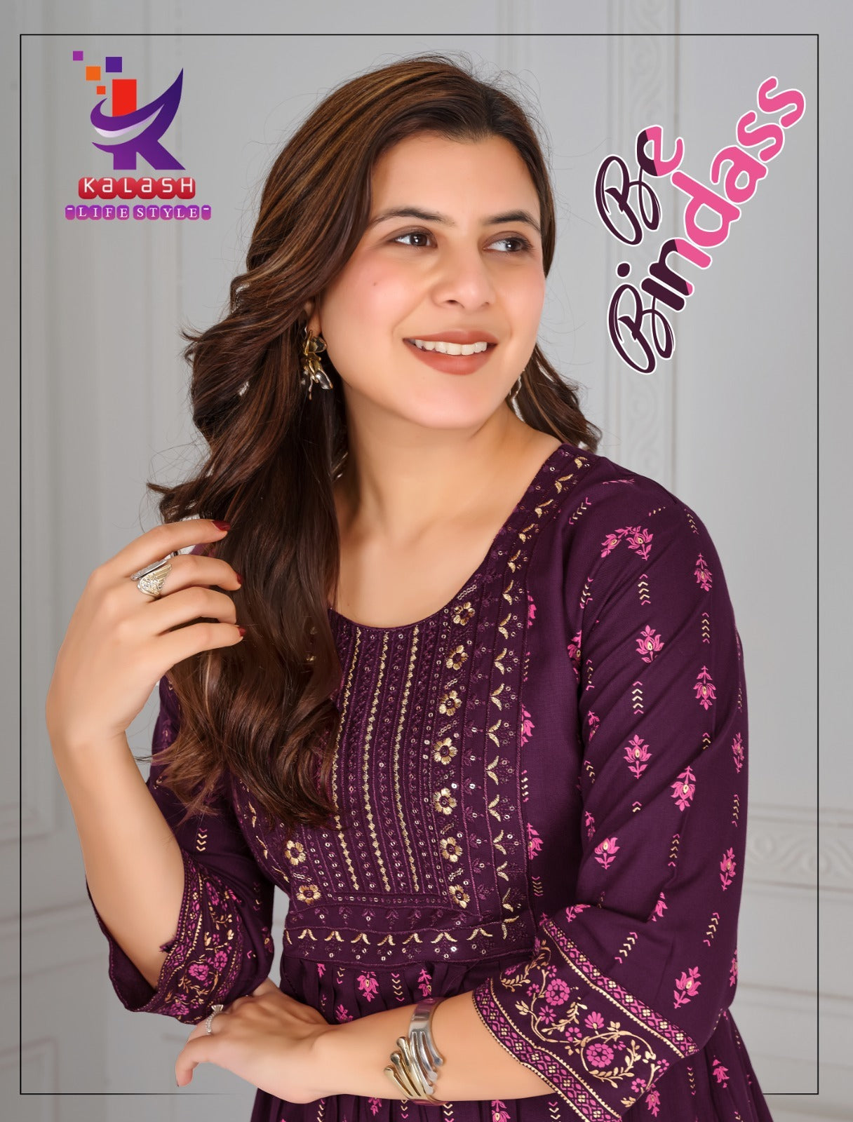Be Bindass Mlm Kalash Lifestyle Anarkali Kurtis Manufacturer