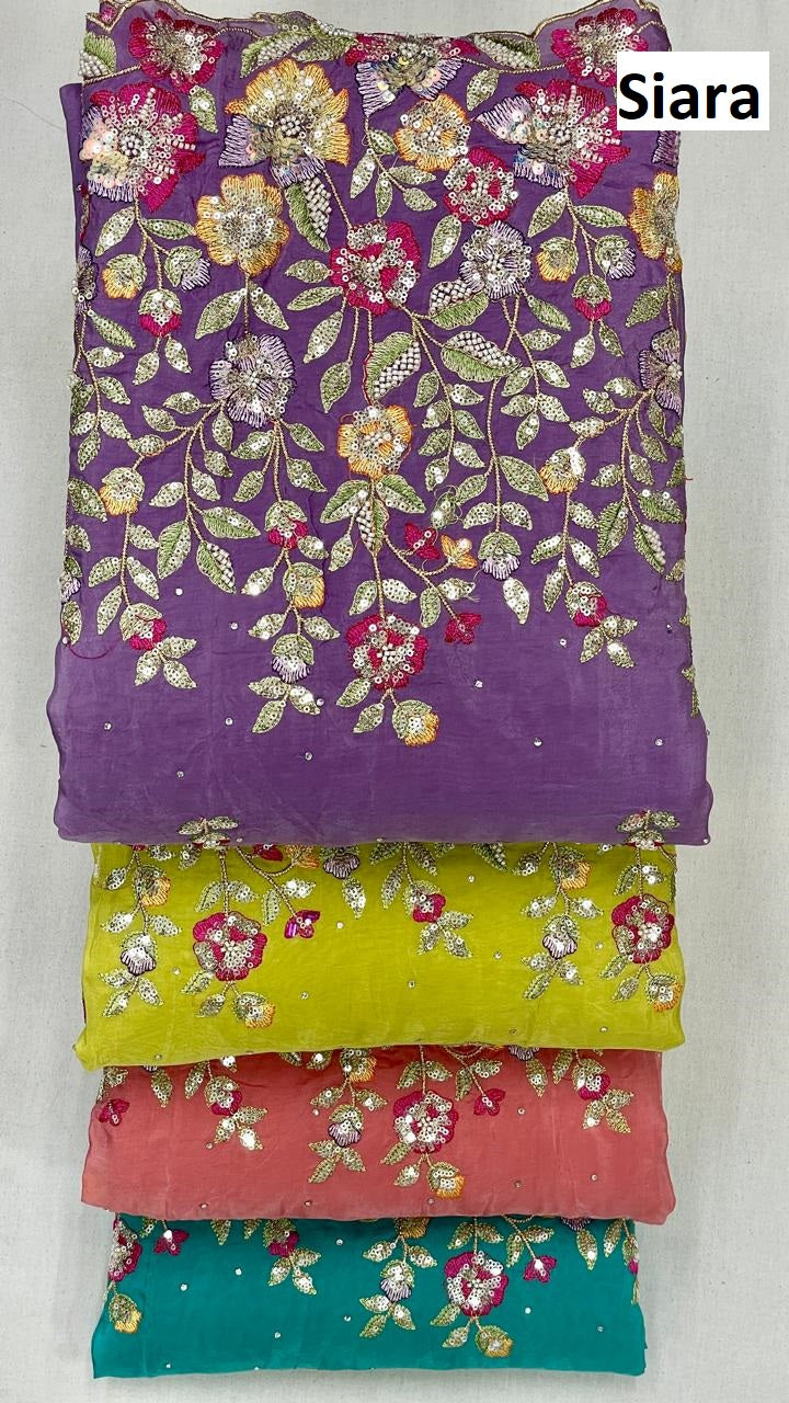Beats Work 07 Siara Organza Salwar Suits Exporter