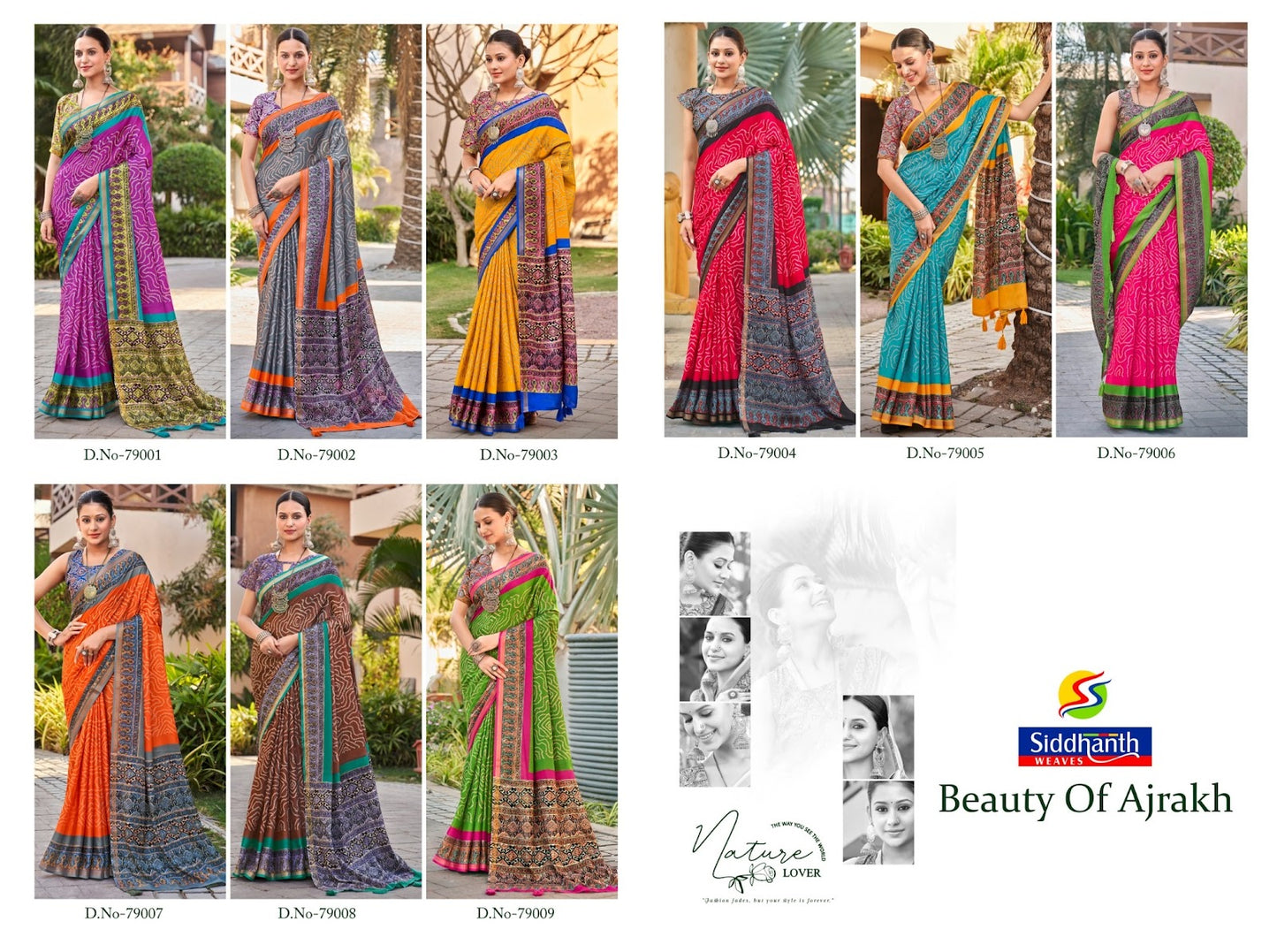 Beauty Of Ajrakh Siddhanth Mal Cotton Sarees Wholesale Price