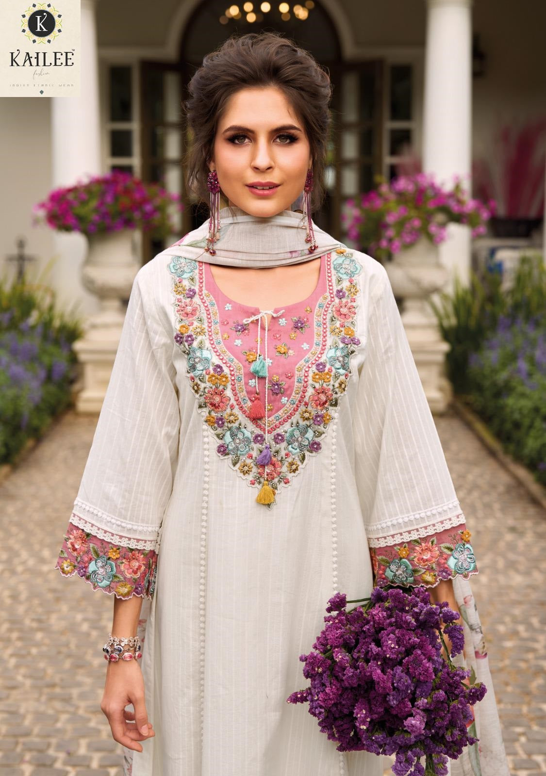 Begum Vol 7 Kailee Fashion Readymade Cotton Pant Suits Supplier